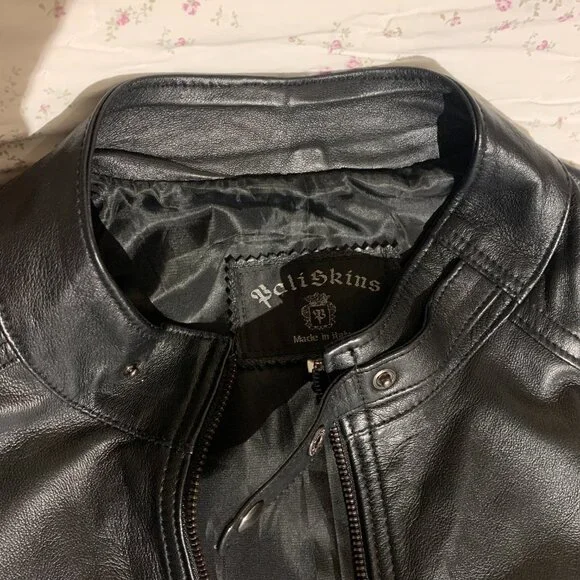 BaliSkins Italian Leather Jacket, %100 real leather ("Vera Pelle") made in Italy